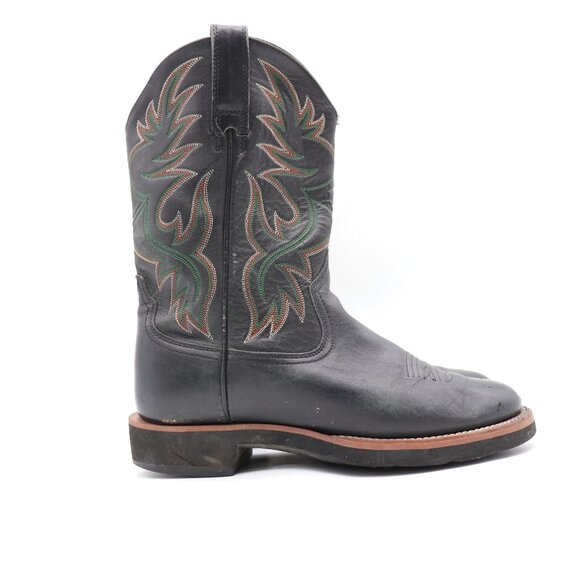 Ariat Boot Men's Size 9.5 EE Black Brown Leather Cowboy Western Pull On 39901